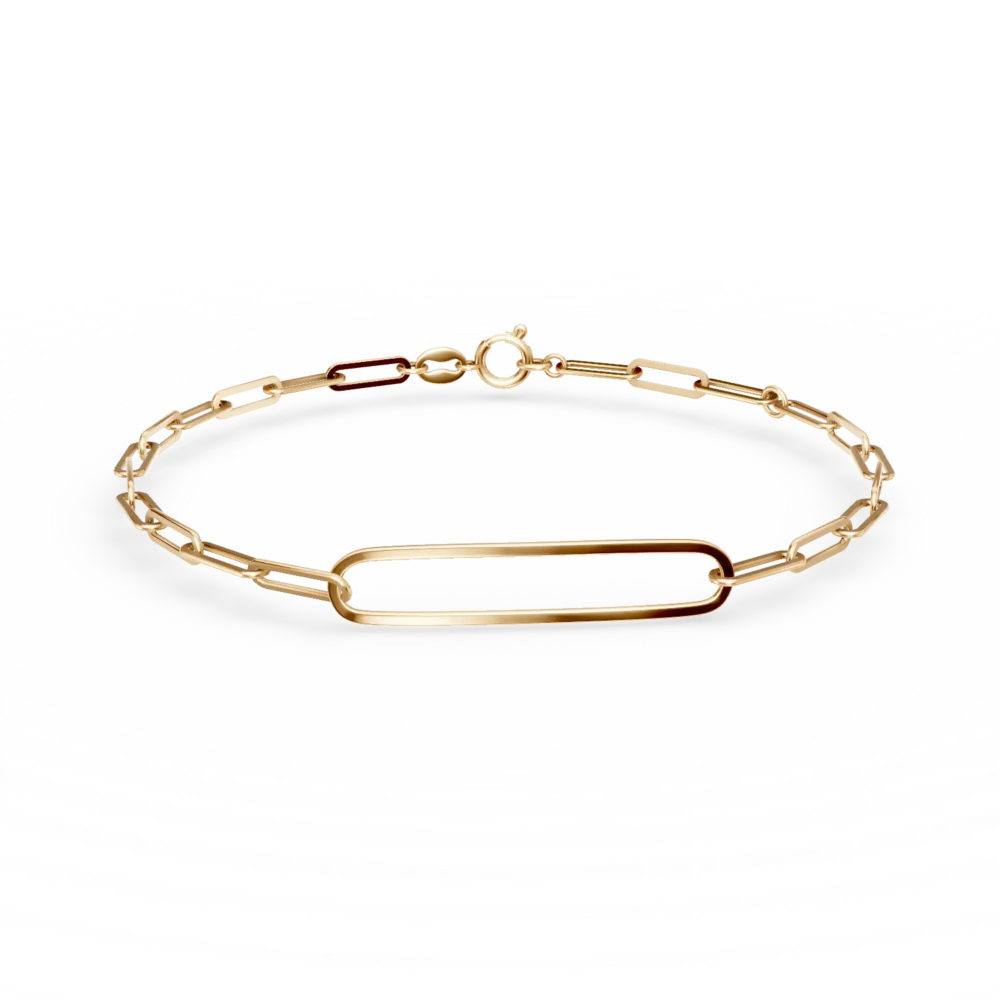 Bratara din aur galben