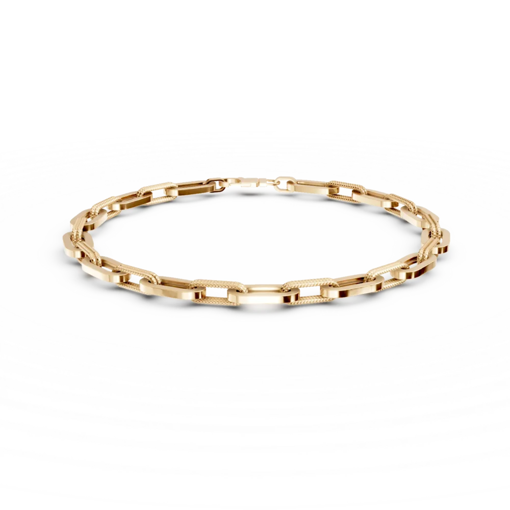 Bratara din aur galben