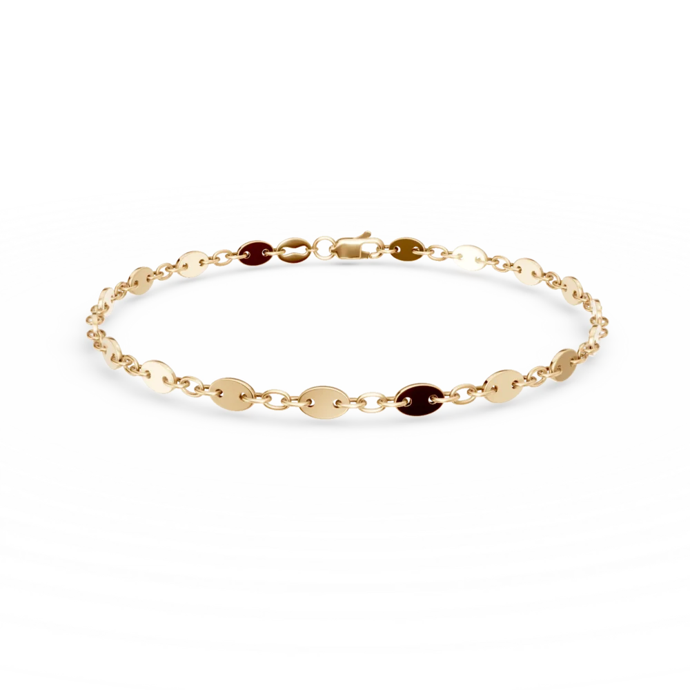 Bratara din aur galben