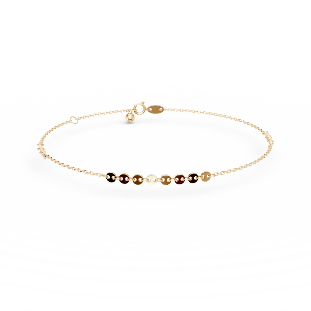 Bratara din aur galben