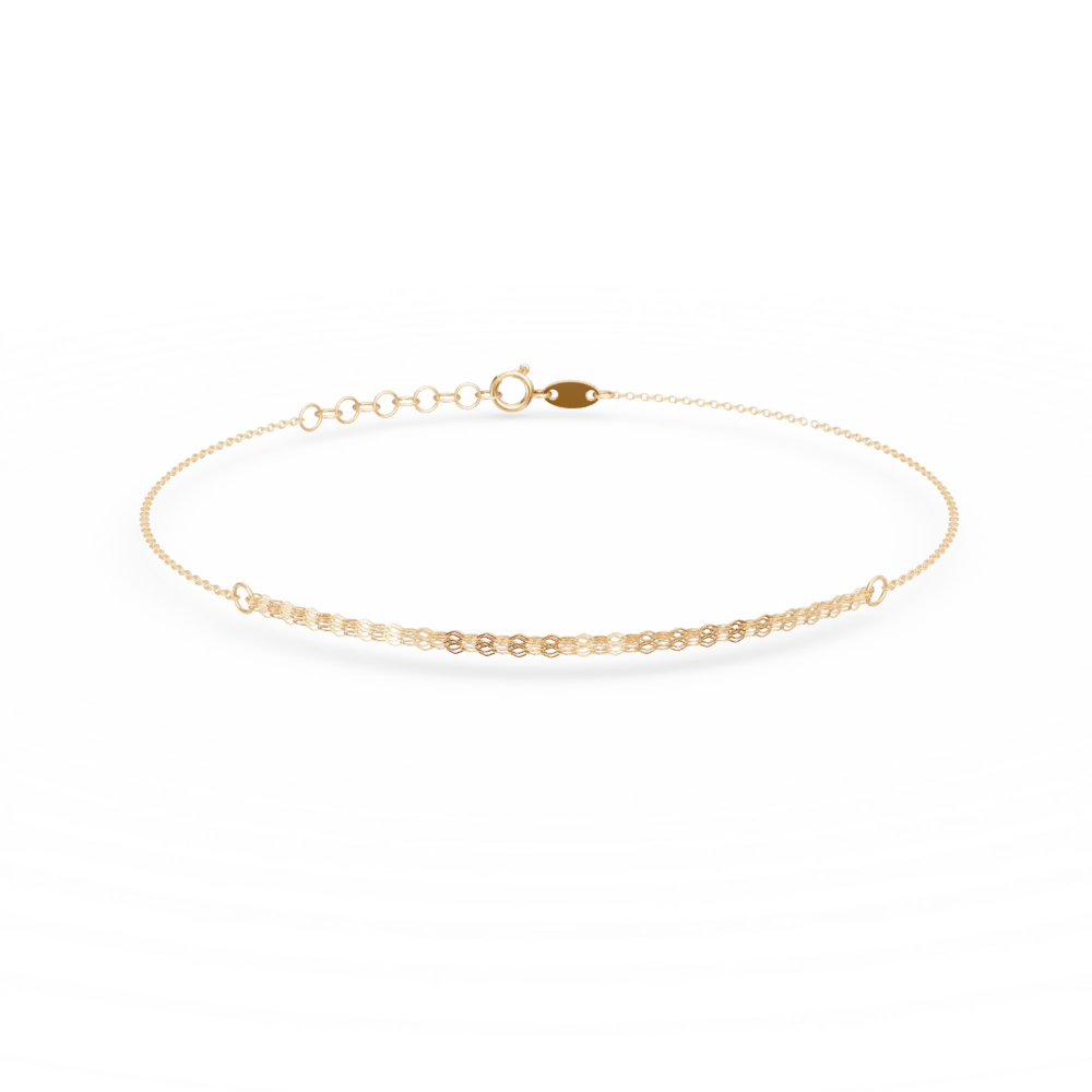 Bratara din aur galben