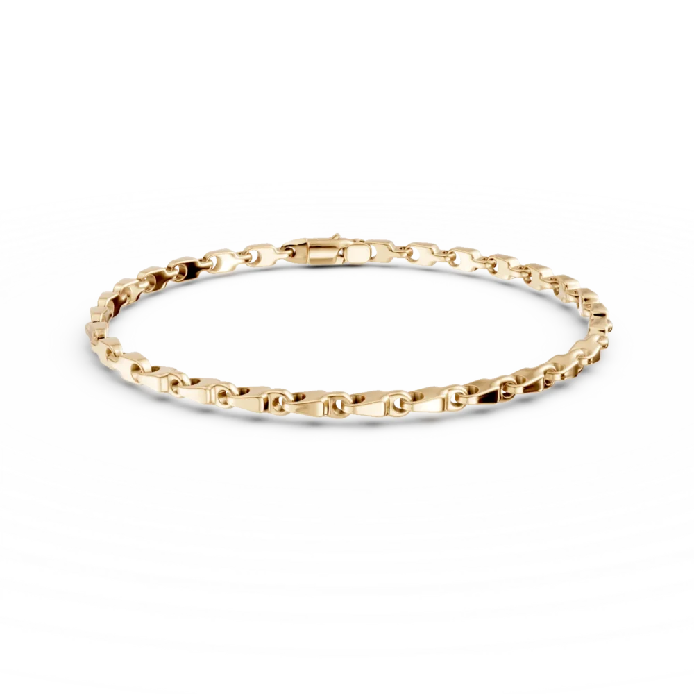 Bratara din aur galben