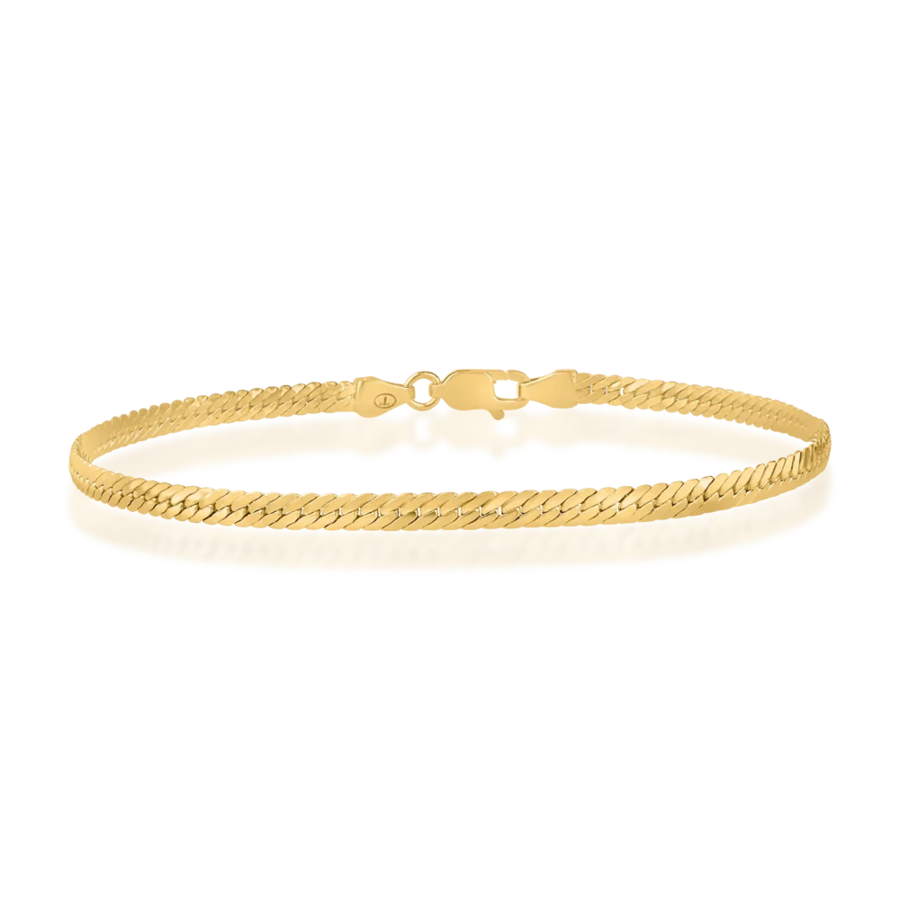 Bratara din aur galben