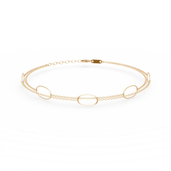 Bratara din aur galben