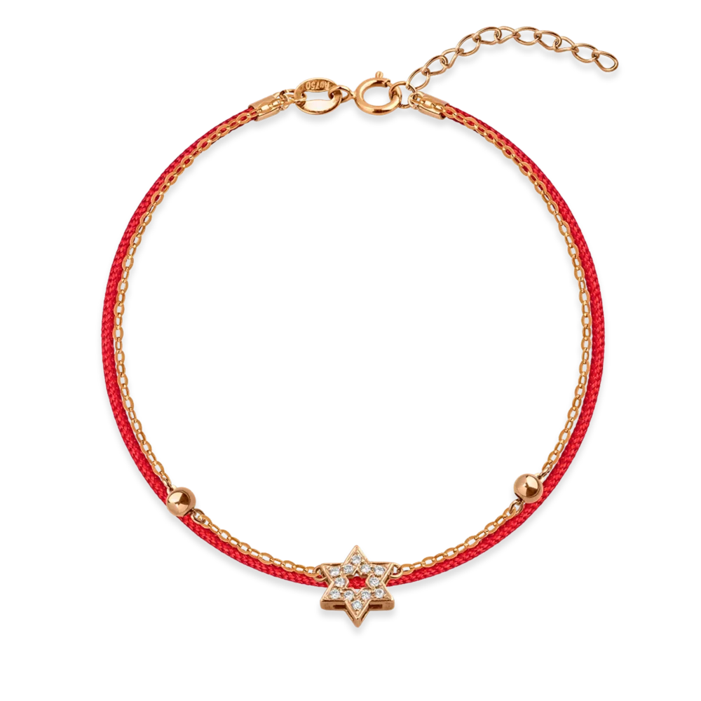 Bratara din aur roz cu diamante de 0.069ct