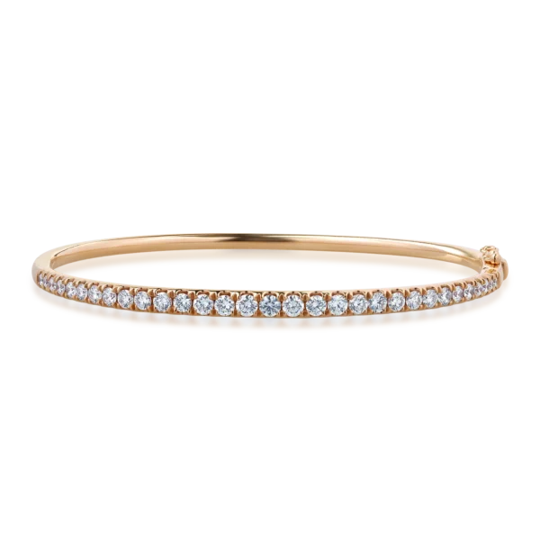 Bratara din aur roz cu diamante de 1.58ct