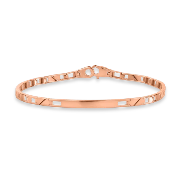 Bratara din aur roz pentru barbati