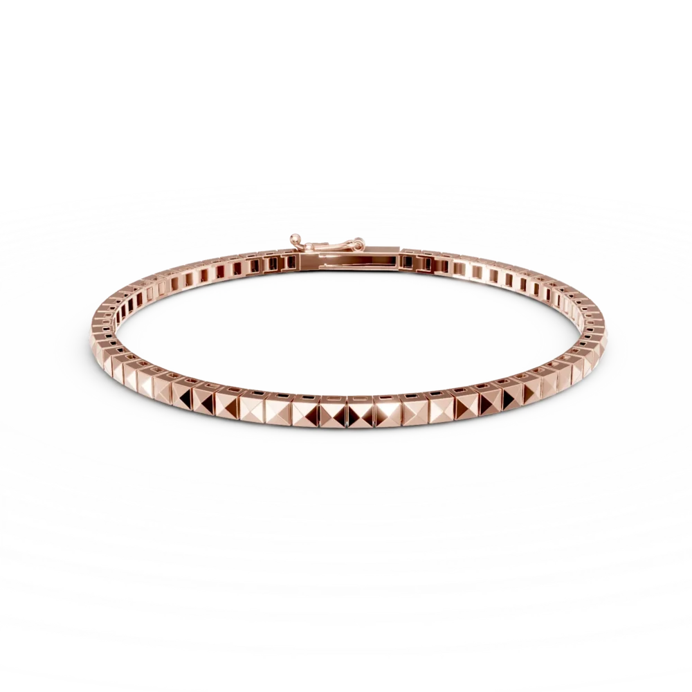 Bratara din aur roz
