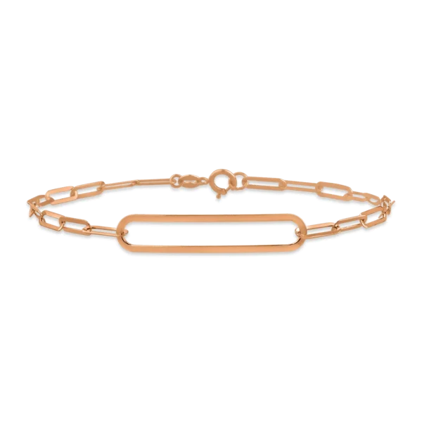 Bratara din aur roz