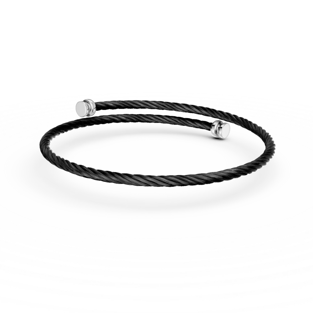 Bratara din otel si aur alb pentru barbati