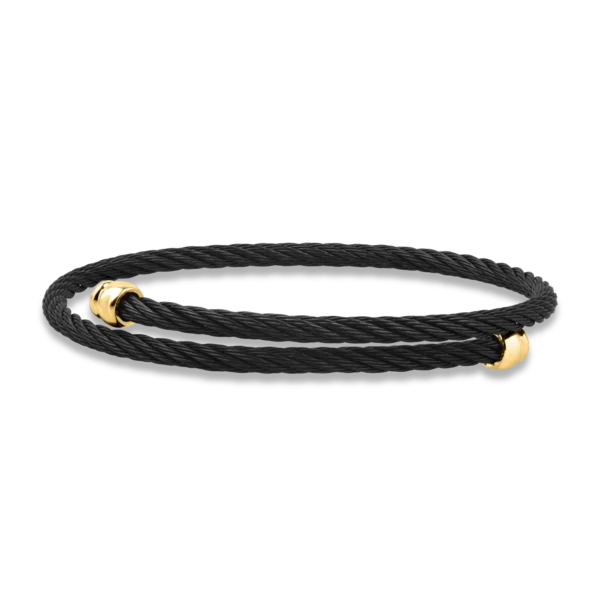 Bratara din otel si aur galben pentru barbati