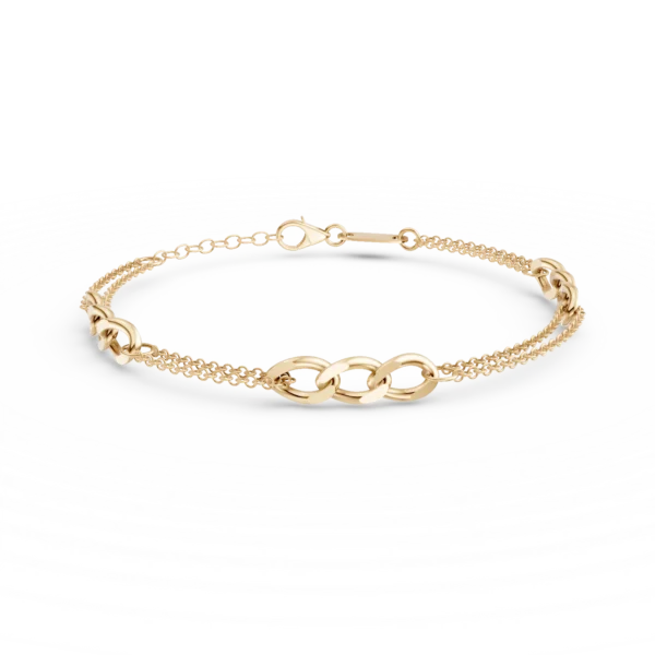 Bratara din aur galben