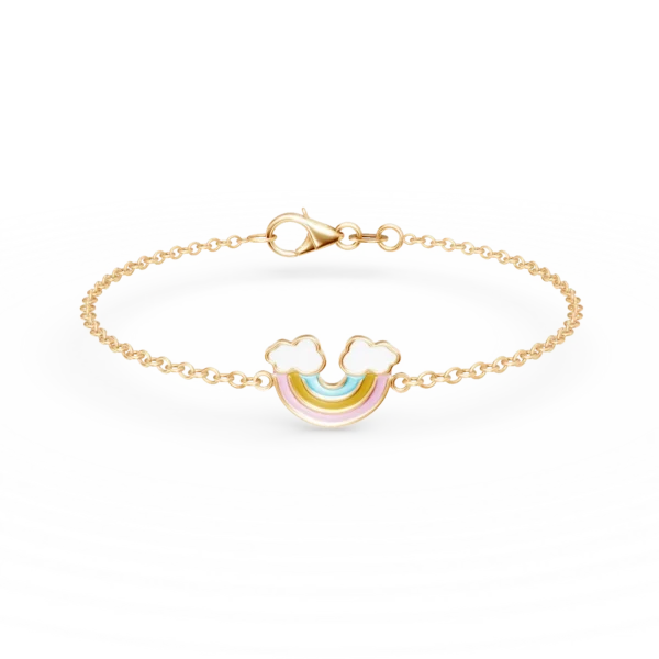 Bratara pentru copii din aur galben