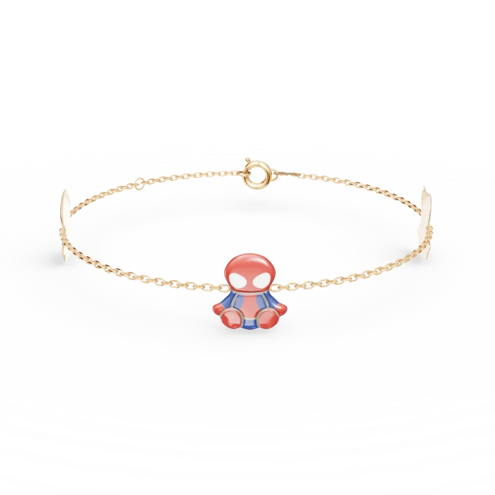 Bratara din aur galben pentru copii