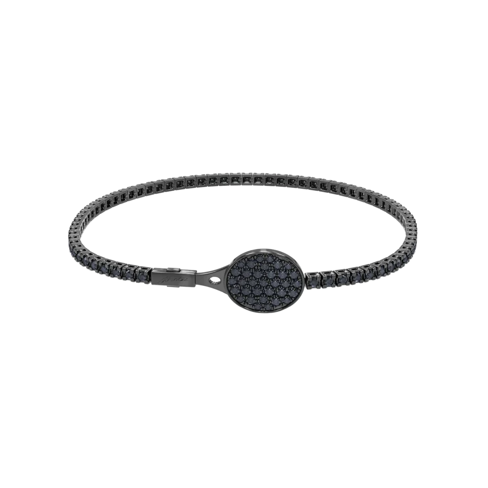 Bratara tennis Heritage cu safire negre de 2.006ct