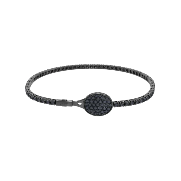 Bratara tennis Heritage cu safire negre de 2.006ct