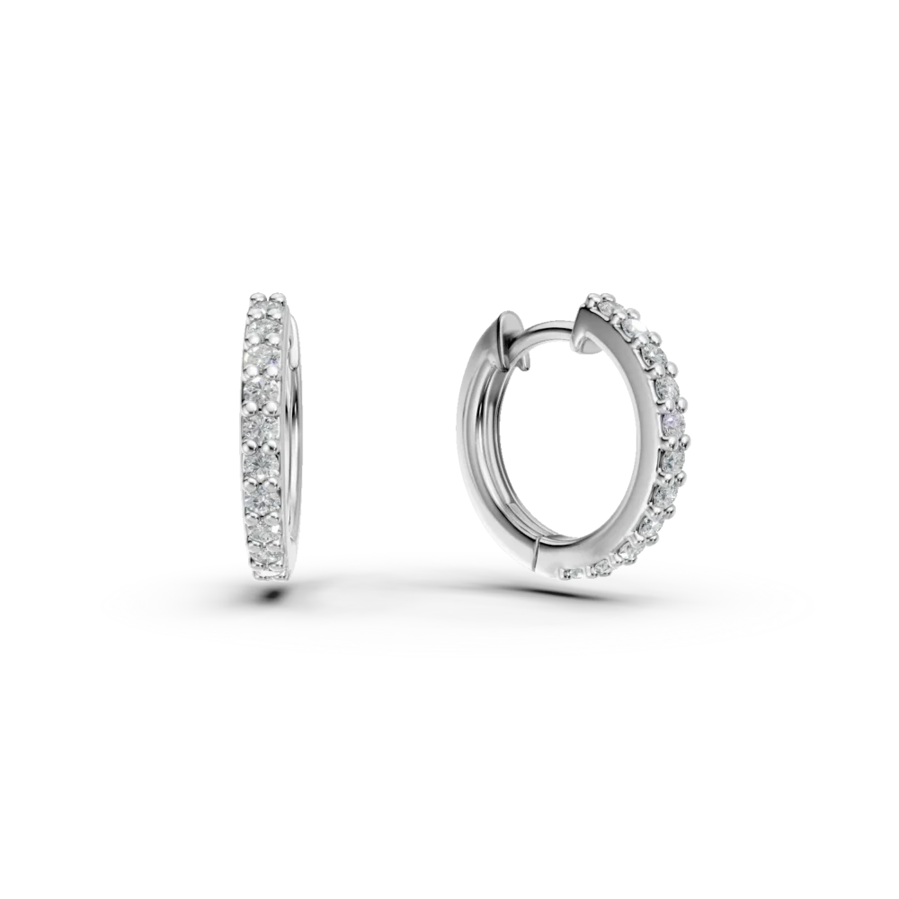 cercei aur alb minimalisti