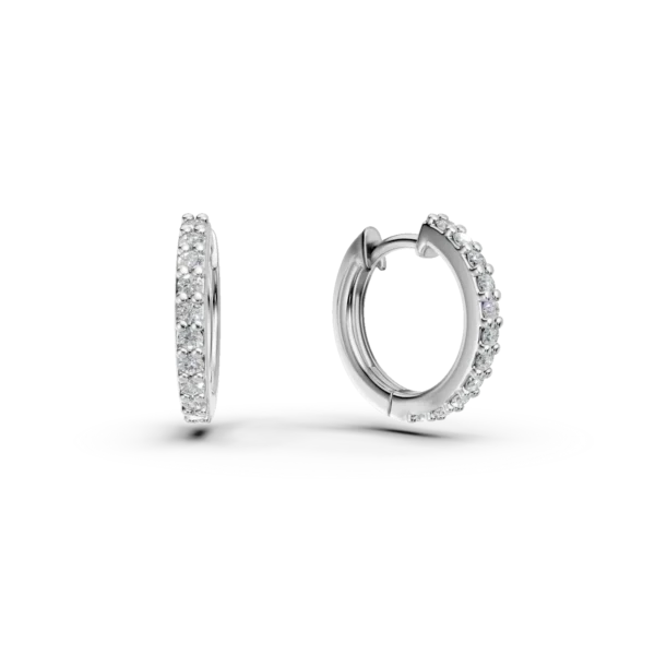 cercei aur alb minimalisti