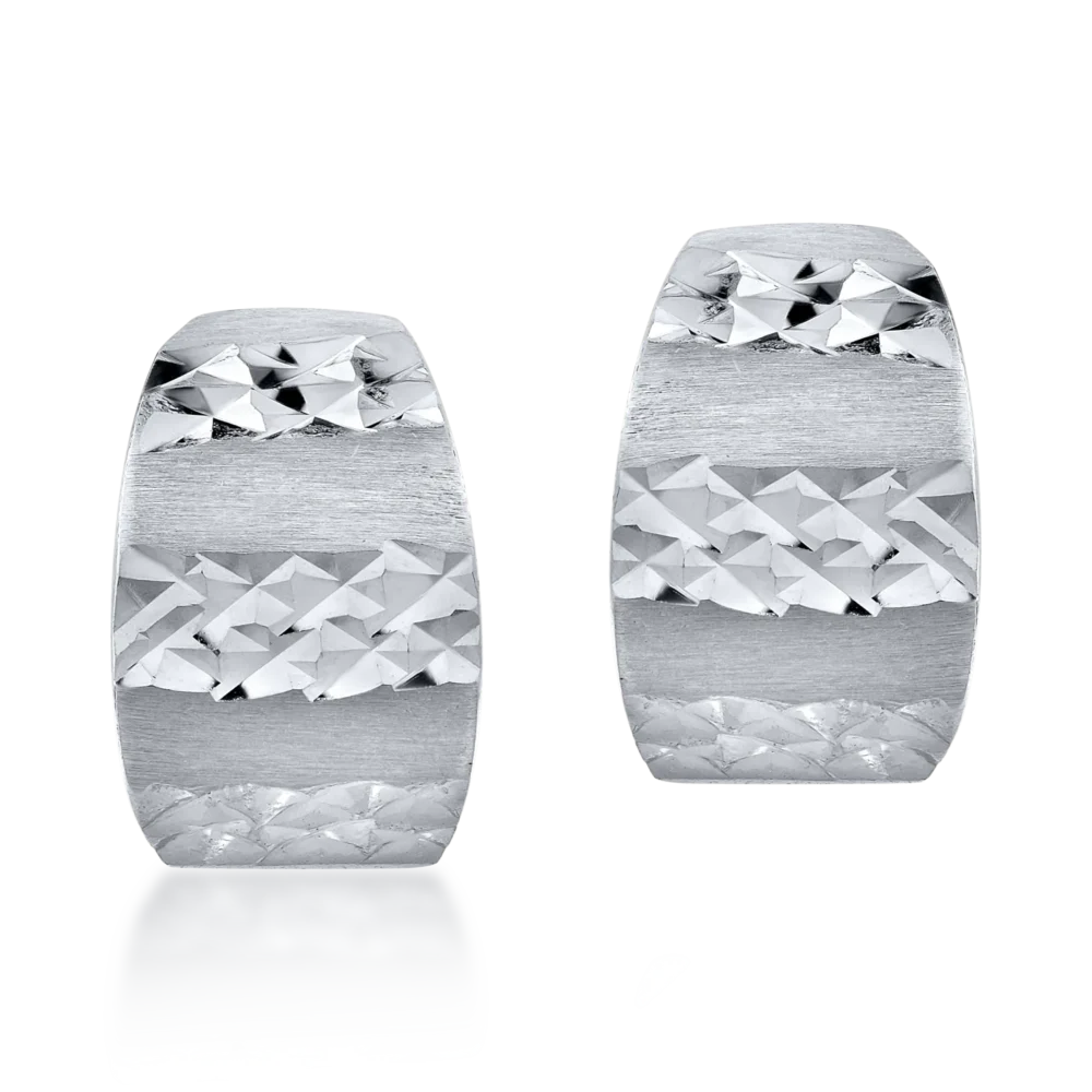 Cercei din aur alb - imagine 2