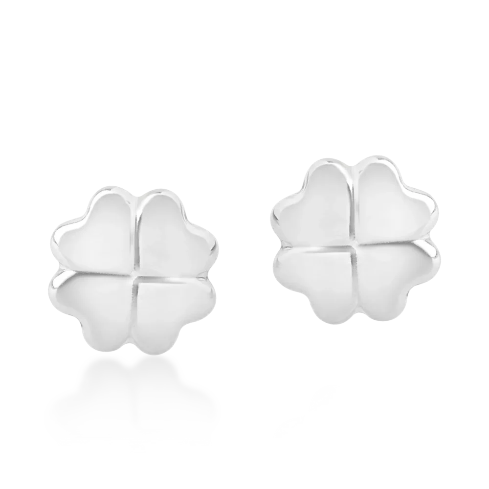 Cercei din aur alb - imagine 2