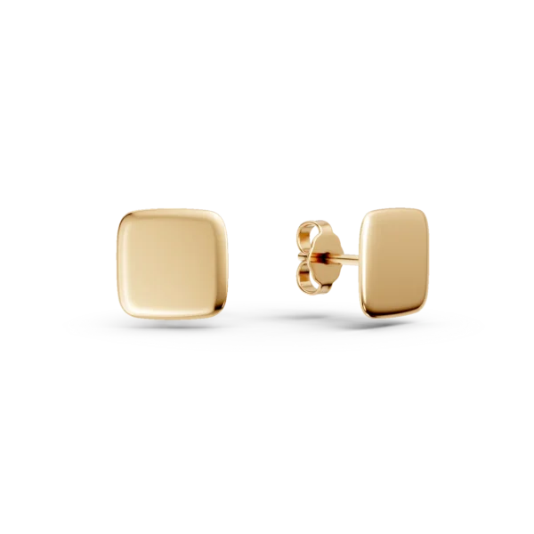 Cercei din aur galben