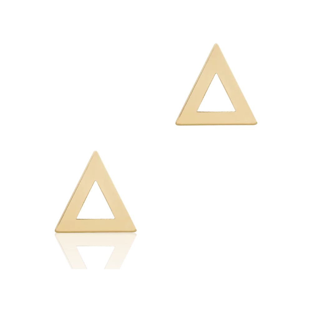 Cercei din aur galben - imagine 2