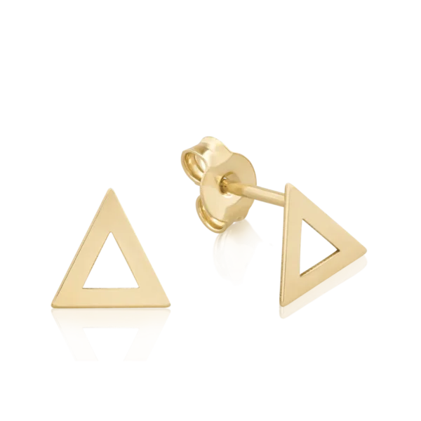 Cercei din aur galben