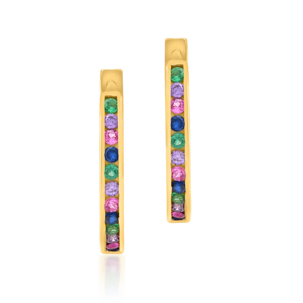 Cercei din aur galben - imagine 2