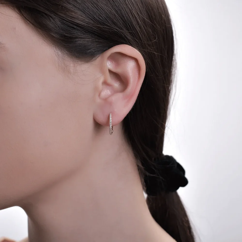 Cercei din aur galben - imagine 3