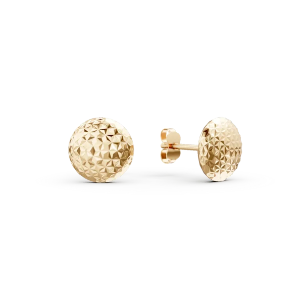 Cercei din aur galben