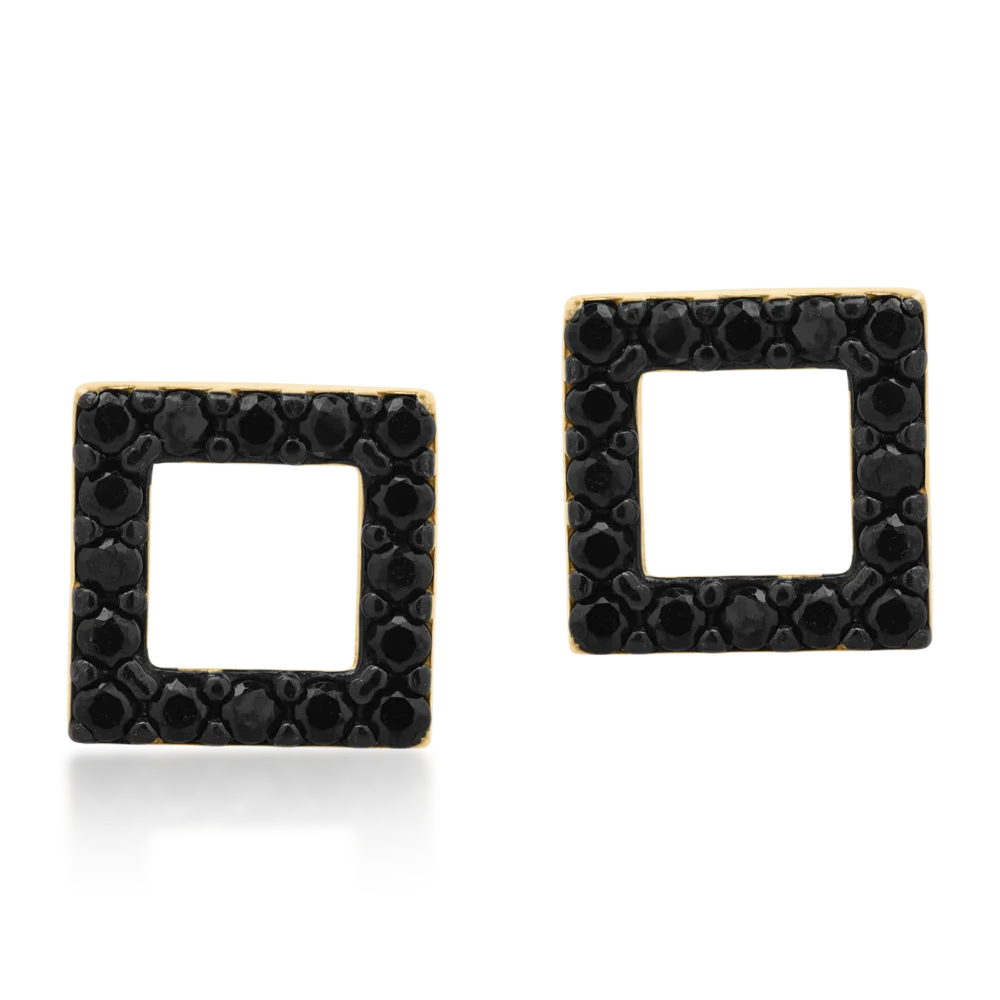 Cercei din aur galben - imagine 2