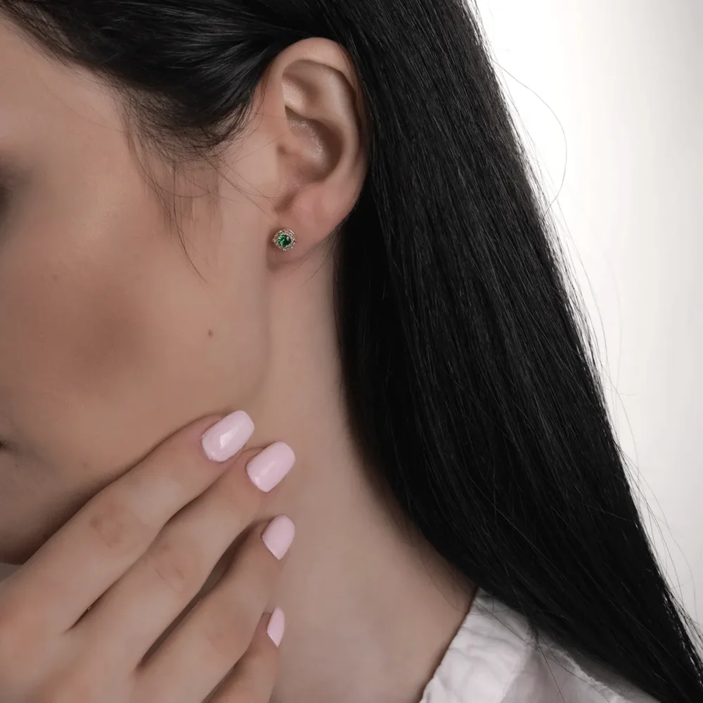 Cercei din aur galben - imagine 3