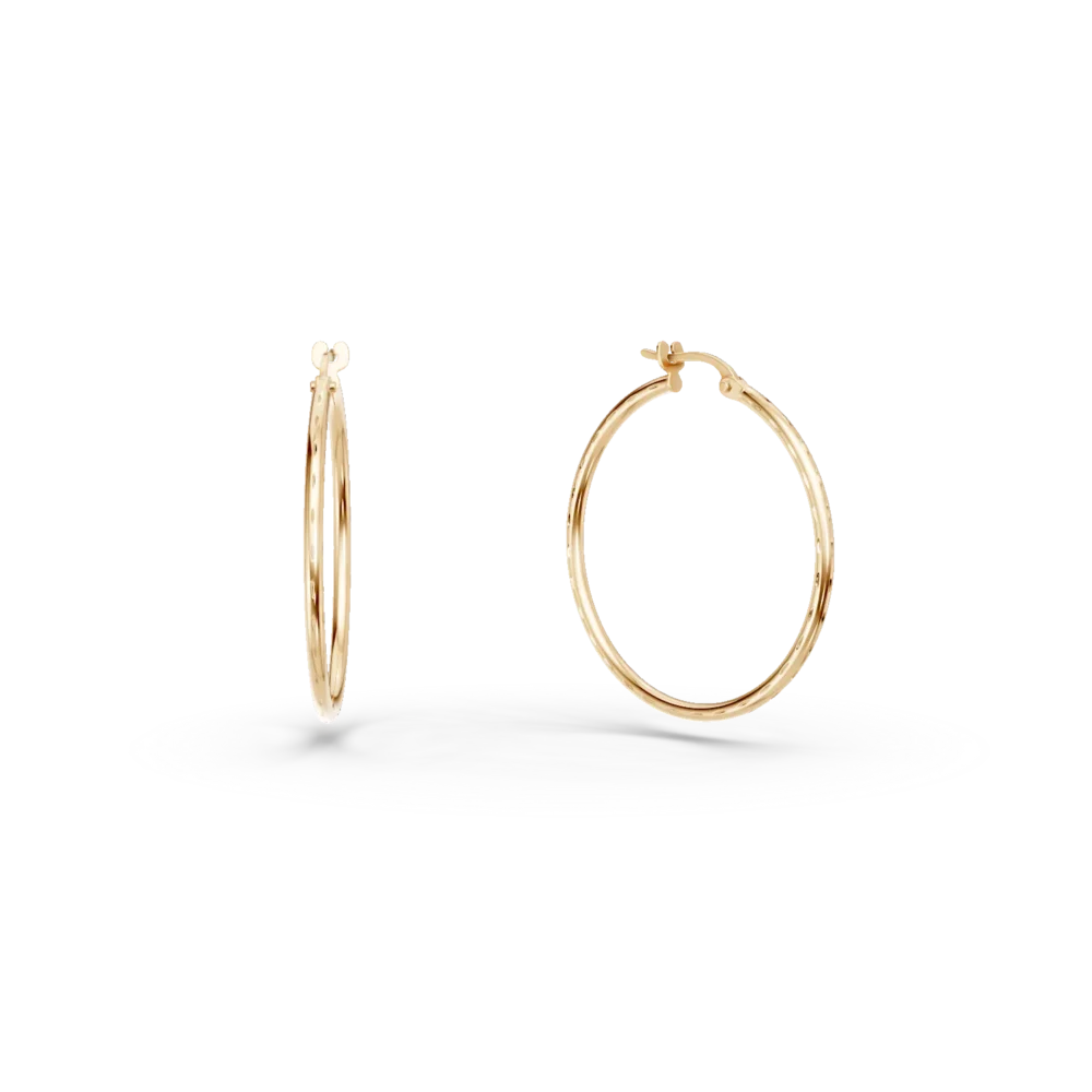 Cercei din aur galben