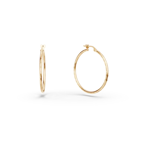 Cercei din aur galben