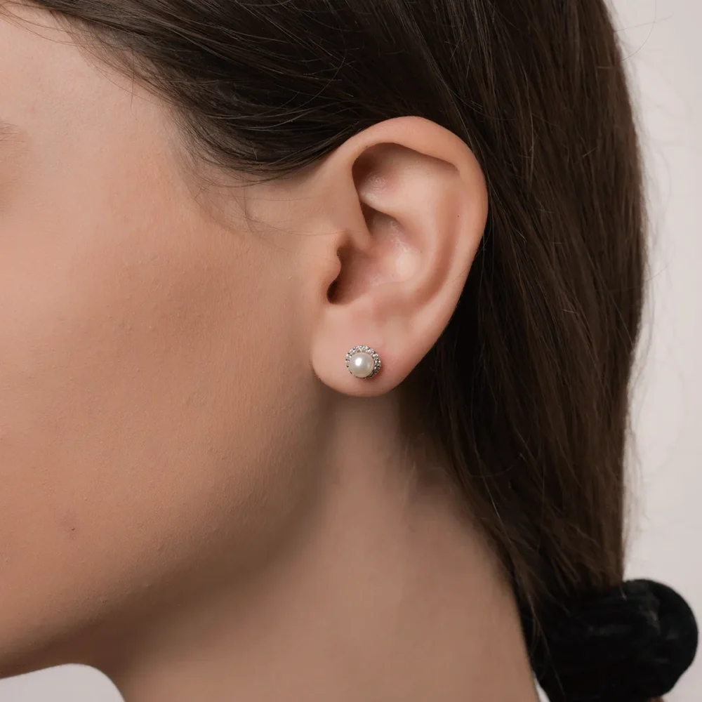 Cercei din aur galben - imagine 4