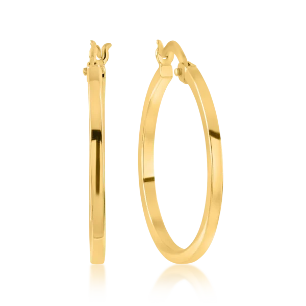 Cercei din aur galben