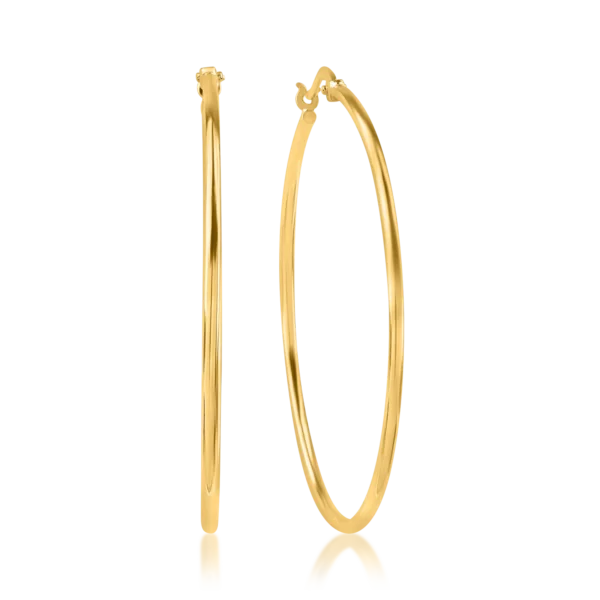 Cercei din aur galben