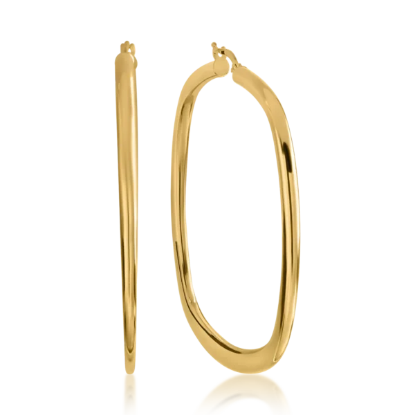 Cercei din aur galben