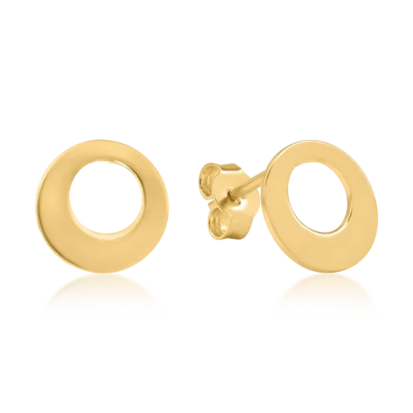 Cercei din aur galben