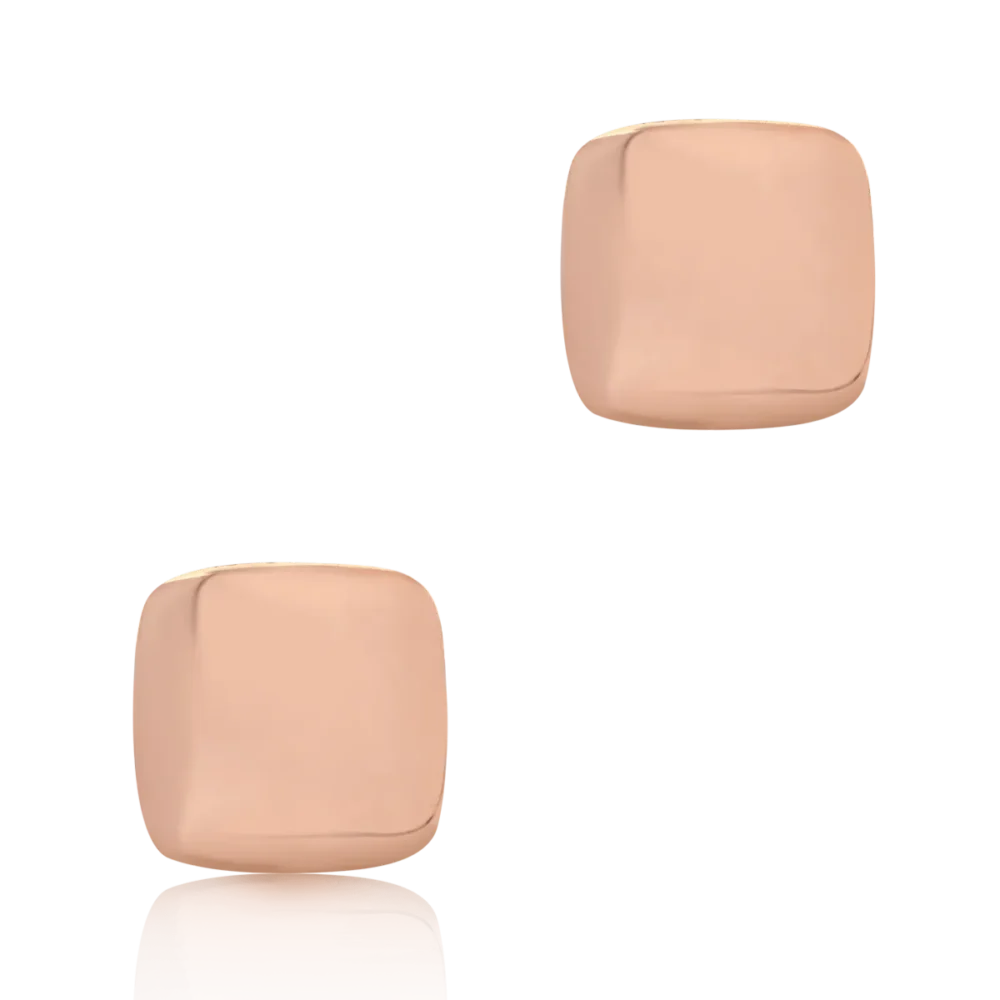 Cercei din aur roz - imagine 2