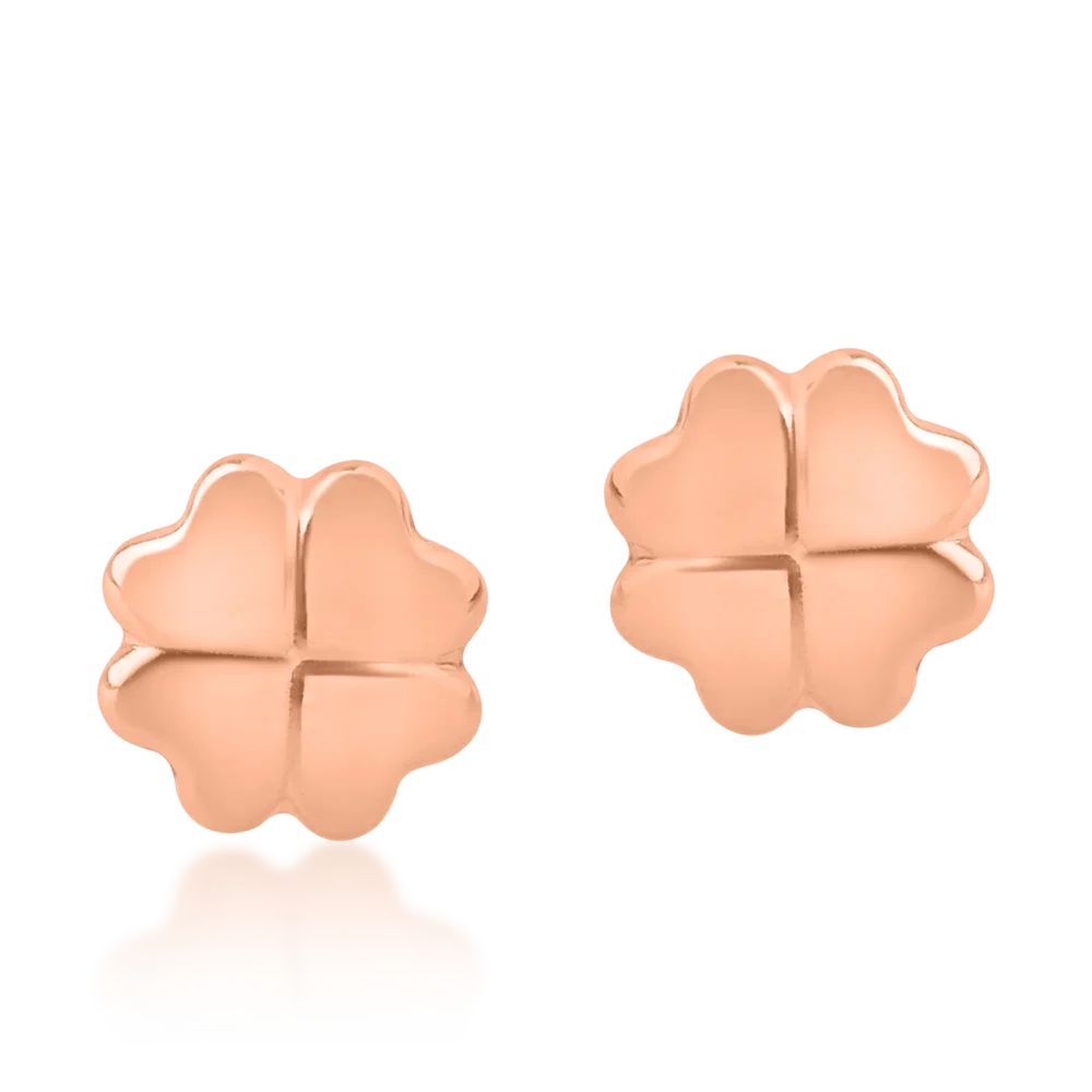 Cercei din aur roz - imagine 2