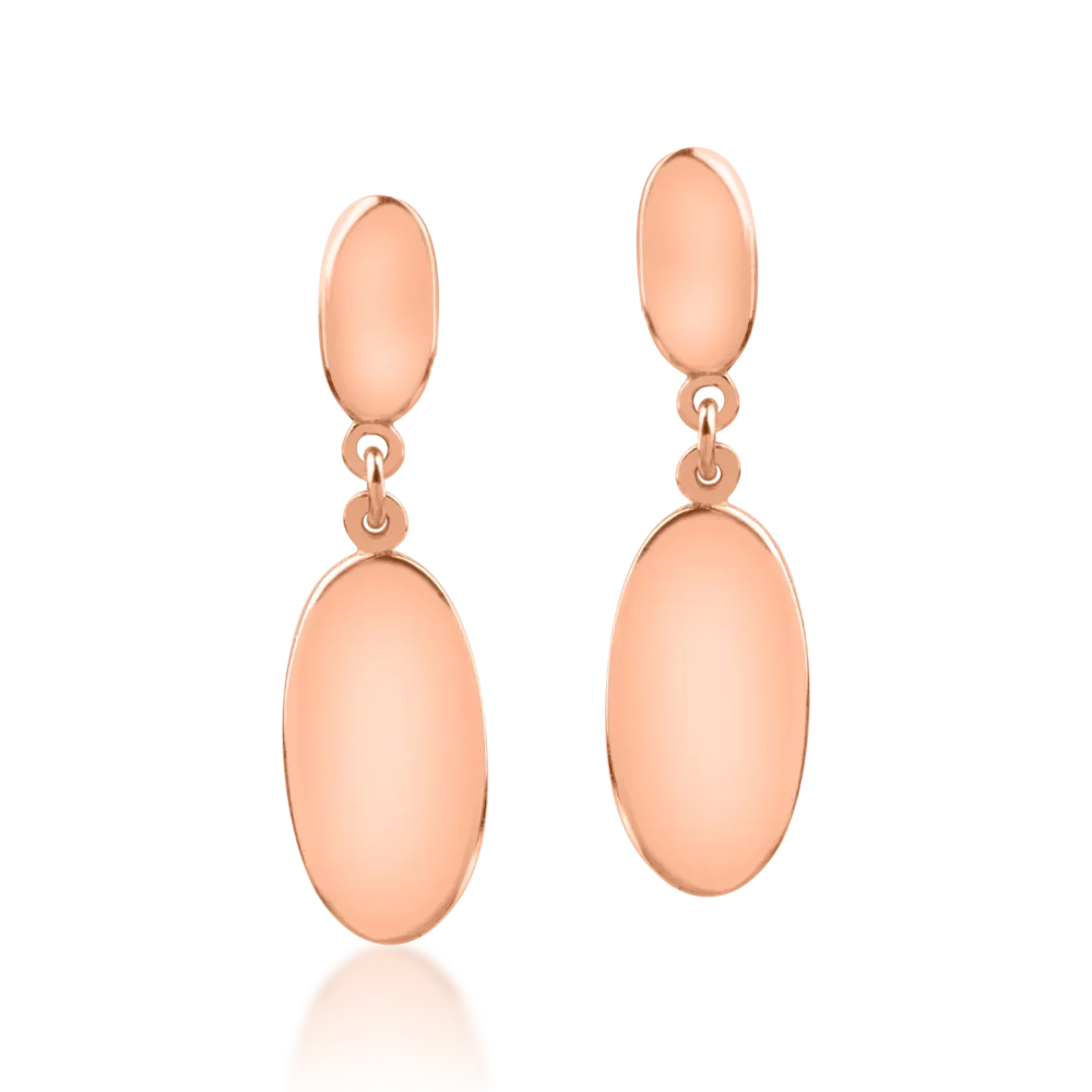 Cercei din aur roz - imagine 2