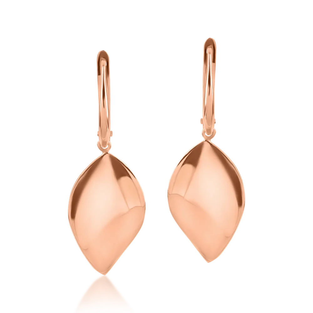 Cercei din aur roz - imagine 2