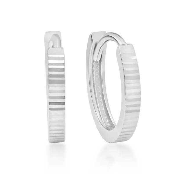 Cercei pentru copii din aur alb