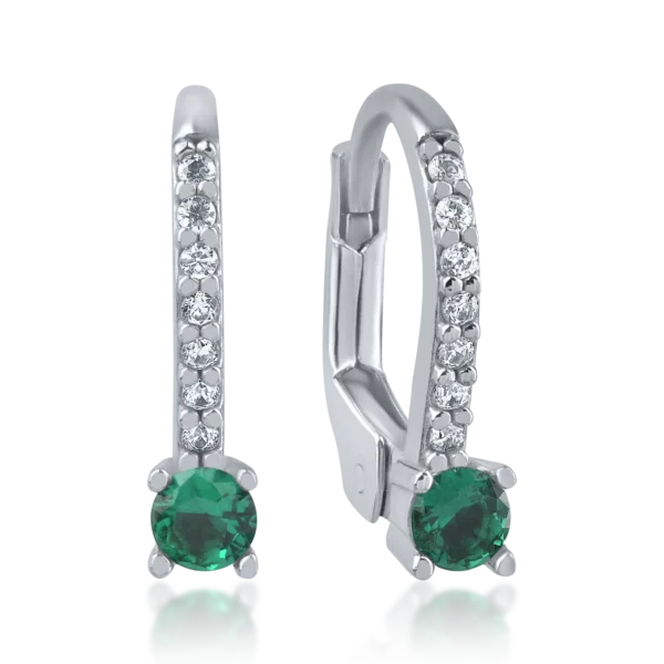 Cercei pentru copii din aur alb