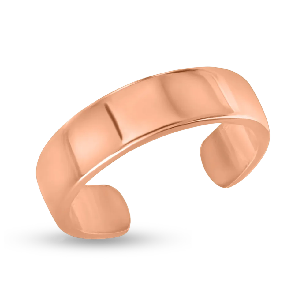 Cercel ear cuff din aur roz - imagine 2