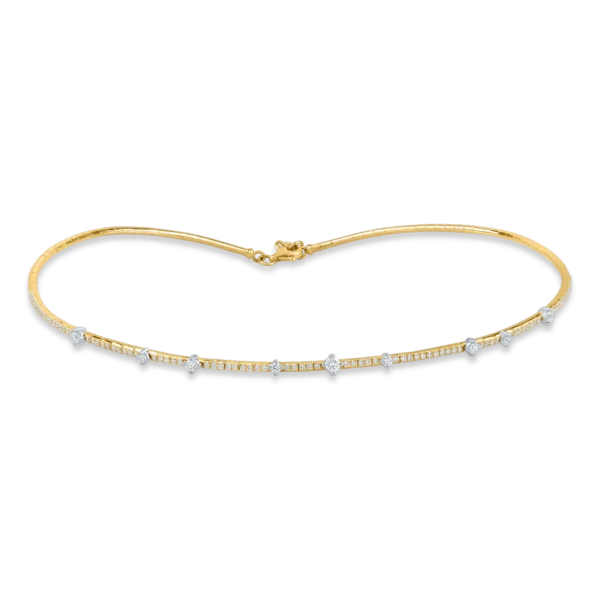 Colier din aur galben cu diamante de 1.03ct