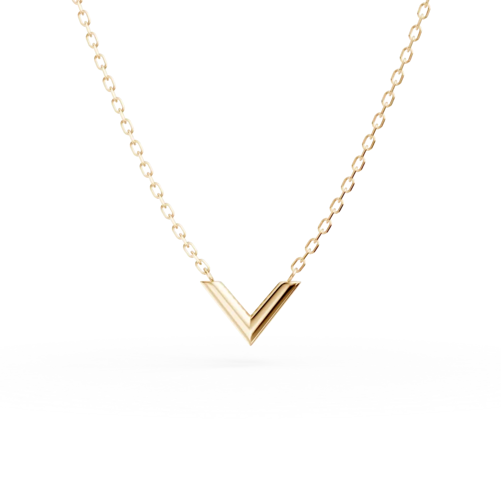 Colier din aur galben