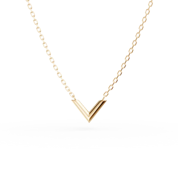 Colier din aur galben