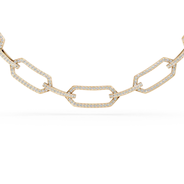 Colier din aur galben cu diamante de 2.16ct